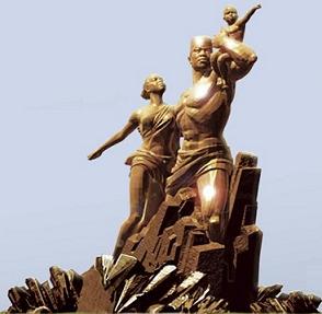 Photo de la statue "Monument de la Renaissance africaine"