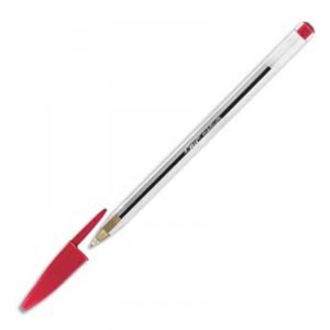 Stylo bic rouge