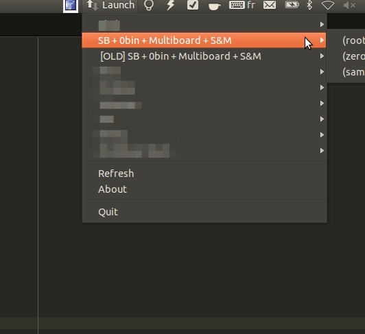 Capture d'écran du logiciel SSHplus